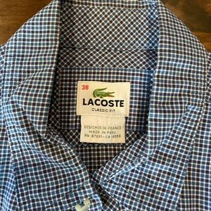 Men’s Lacoste Button Down Size 38